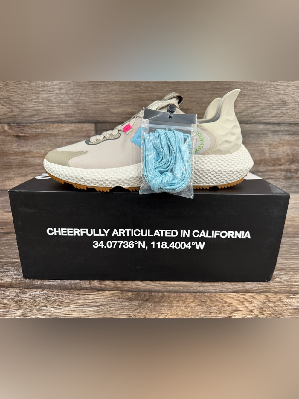NEW G/FORE MG4X2 Golf Shoe Sz 8 M STONE / DUNE - Picture 3 of 16